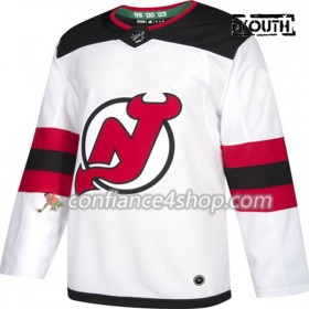 Adidas Maillot de Hockey New Jersey Devils Blank Blanc Authentic - Enfant